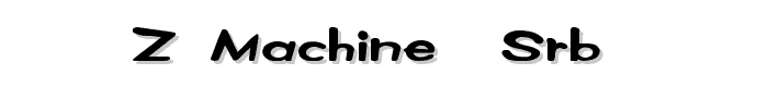 Z machine (sRB) font